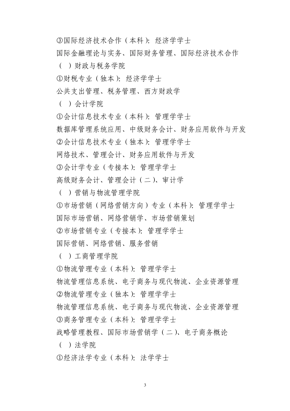 南京财经大学高等教育自学考试_第3页