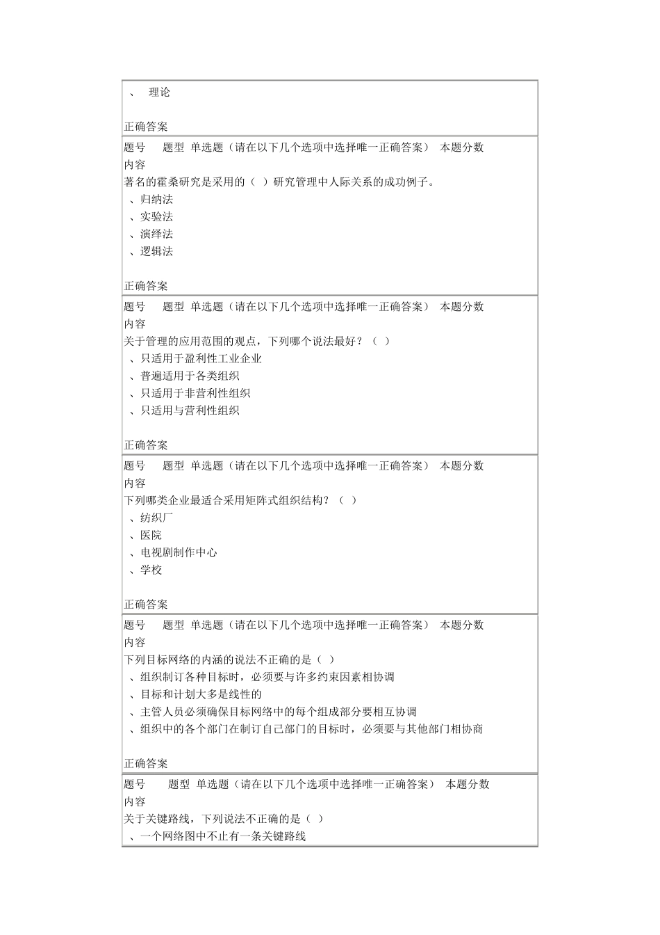 南大2016年春管理学概论第一次作业_第2页