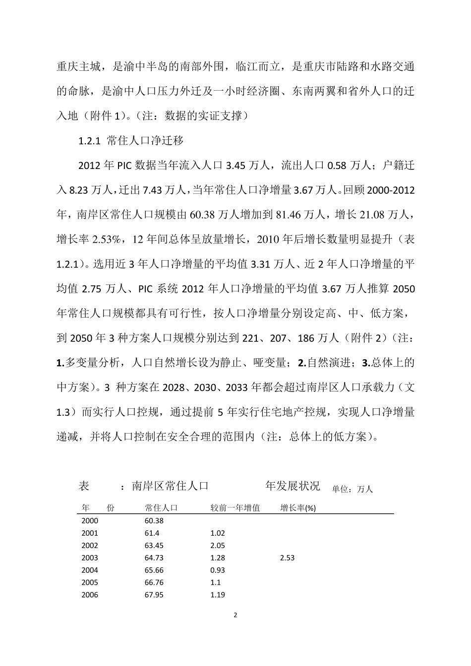 南岸区人口发展长期预测_第2页