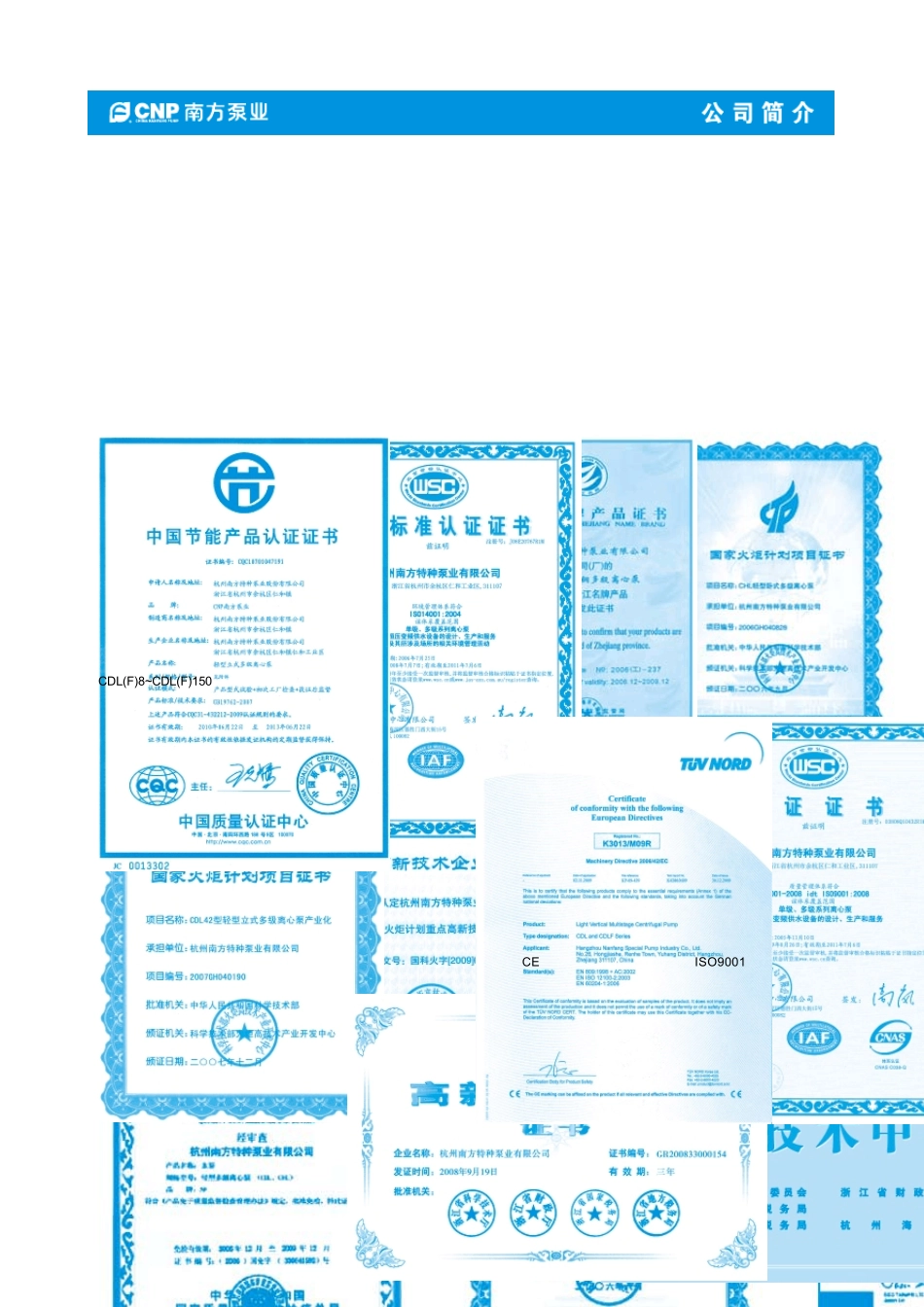 南方立式泵技术手册_第2页