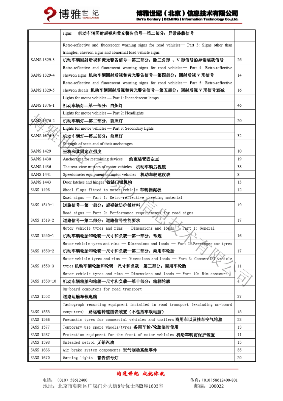 南非汽车标准法规目录_第2页