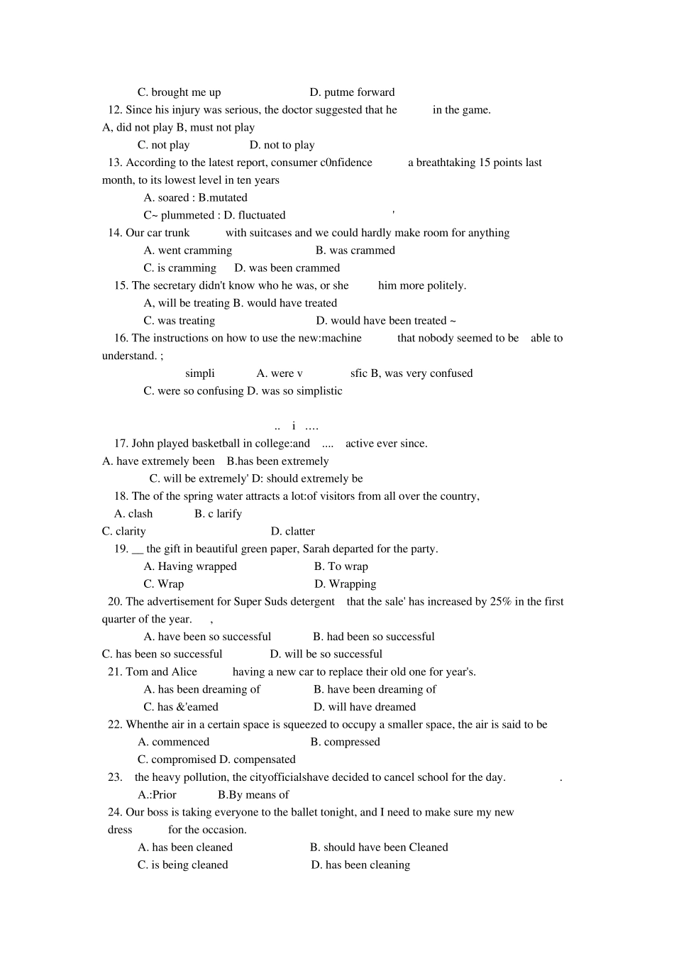 博士生入学考试英语试题,doc_第2页