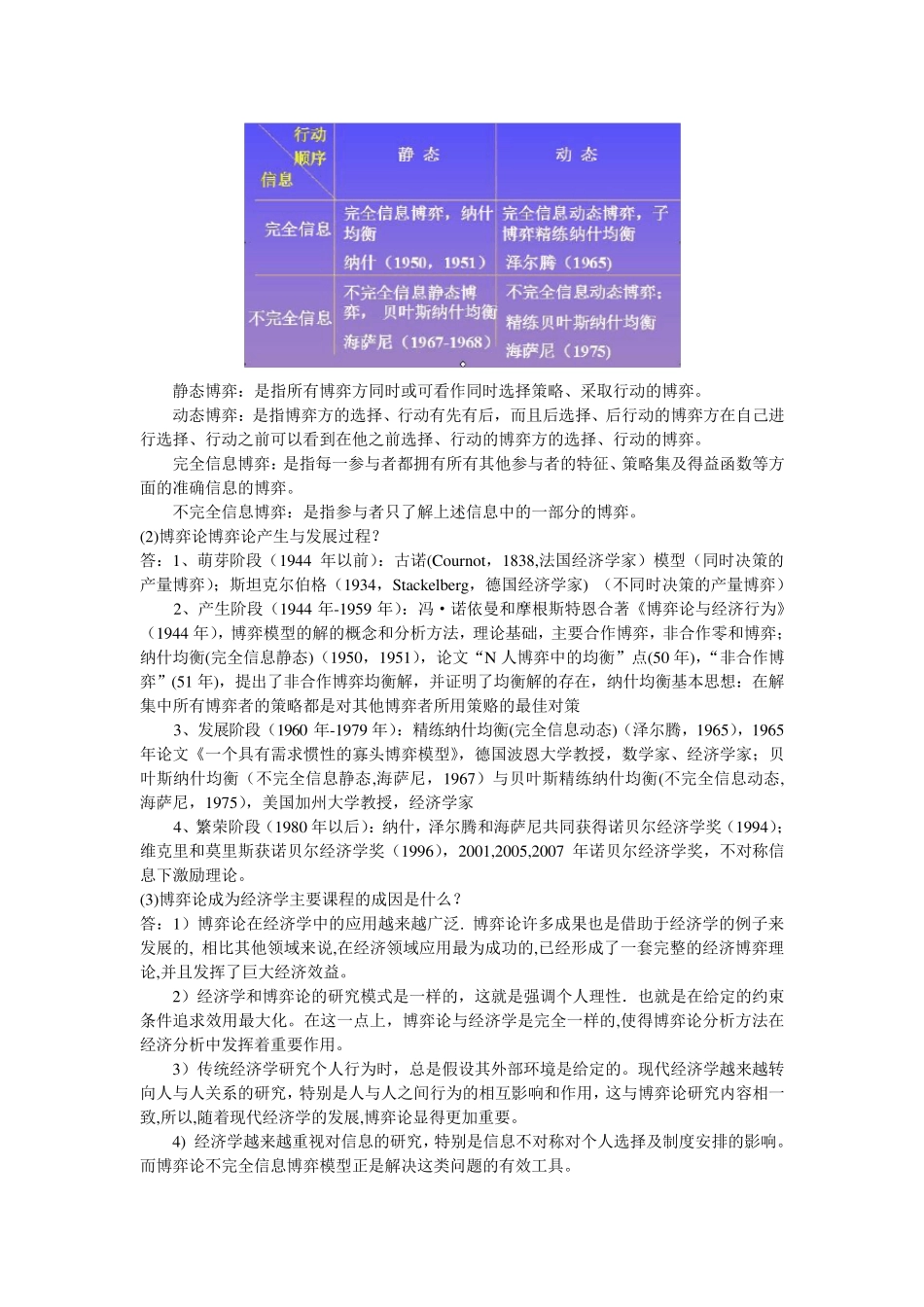 博弈论(整理过名词解释和简答)_第3页