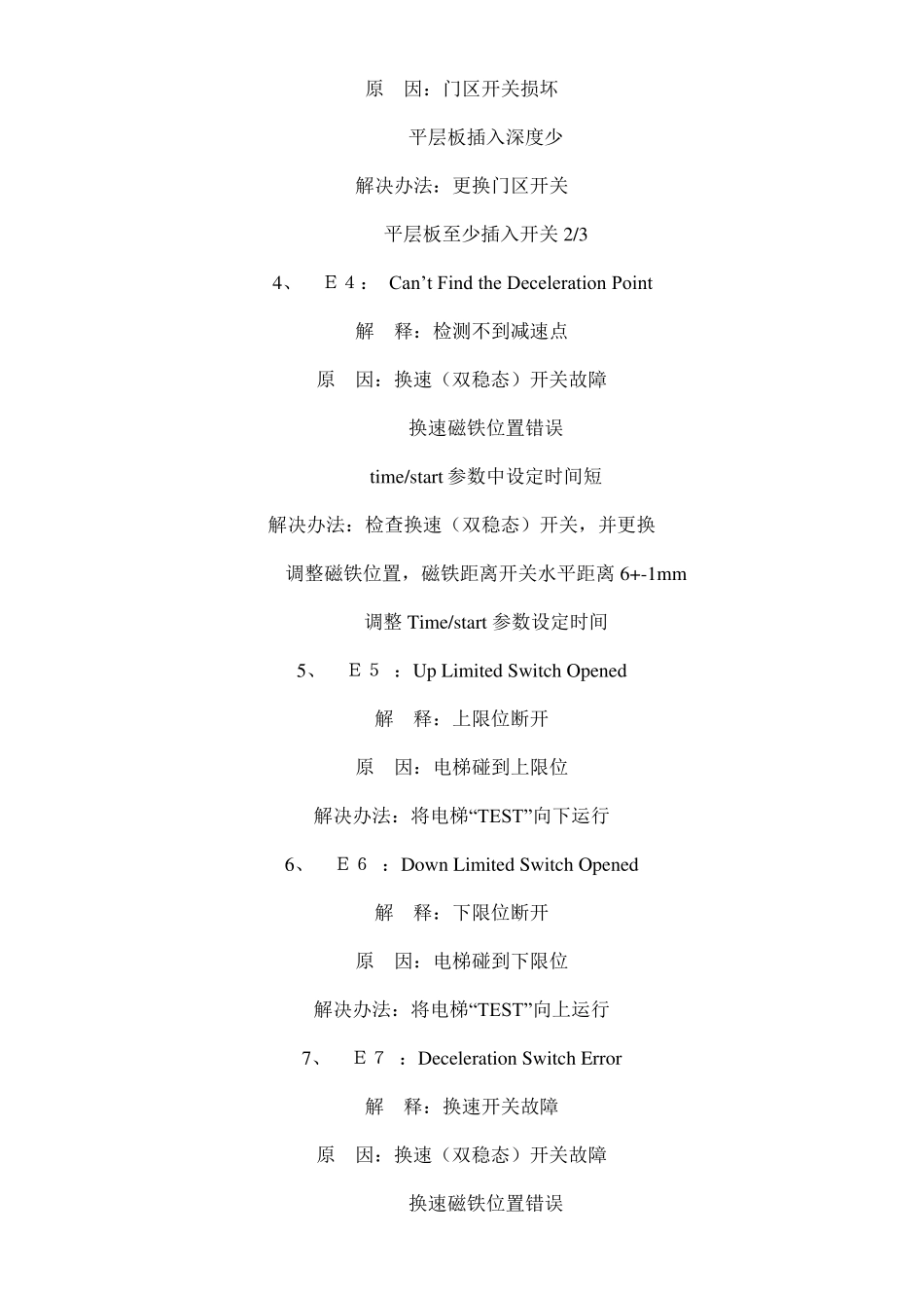 博林特电梯故障代码_第2页