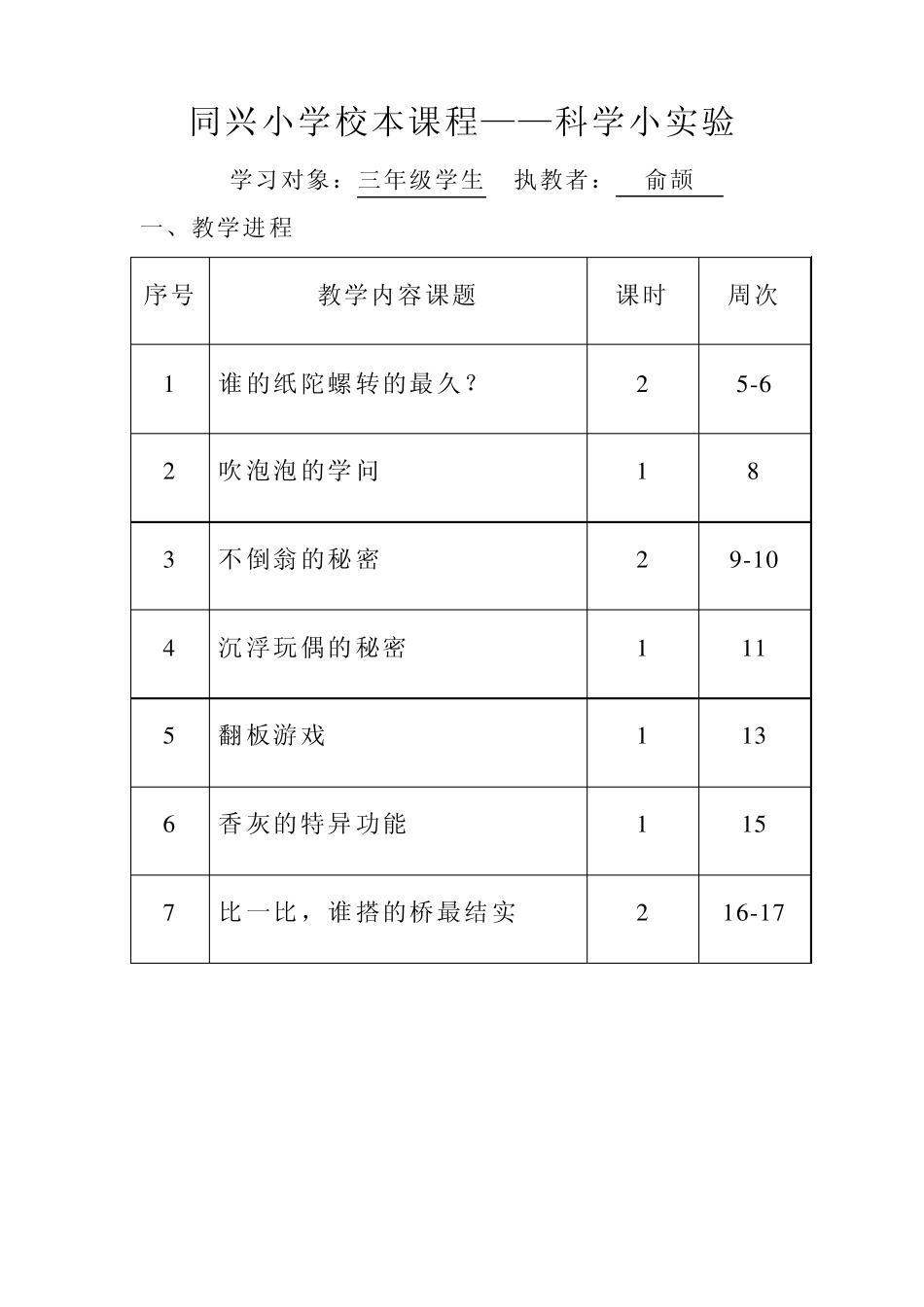 博爱小学校本课程——科学小实验_第1页