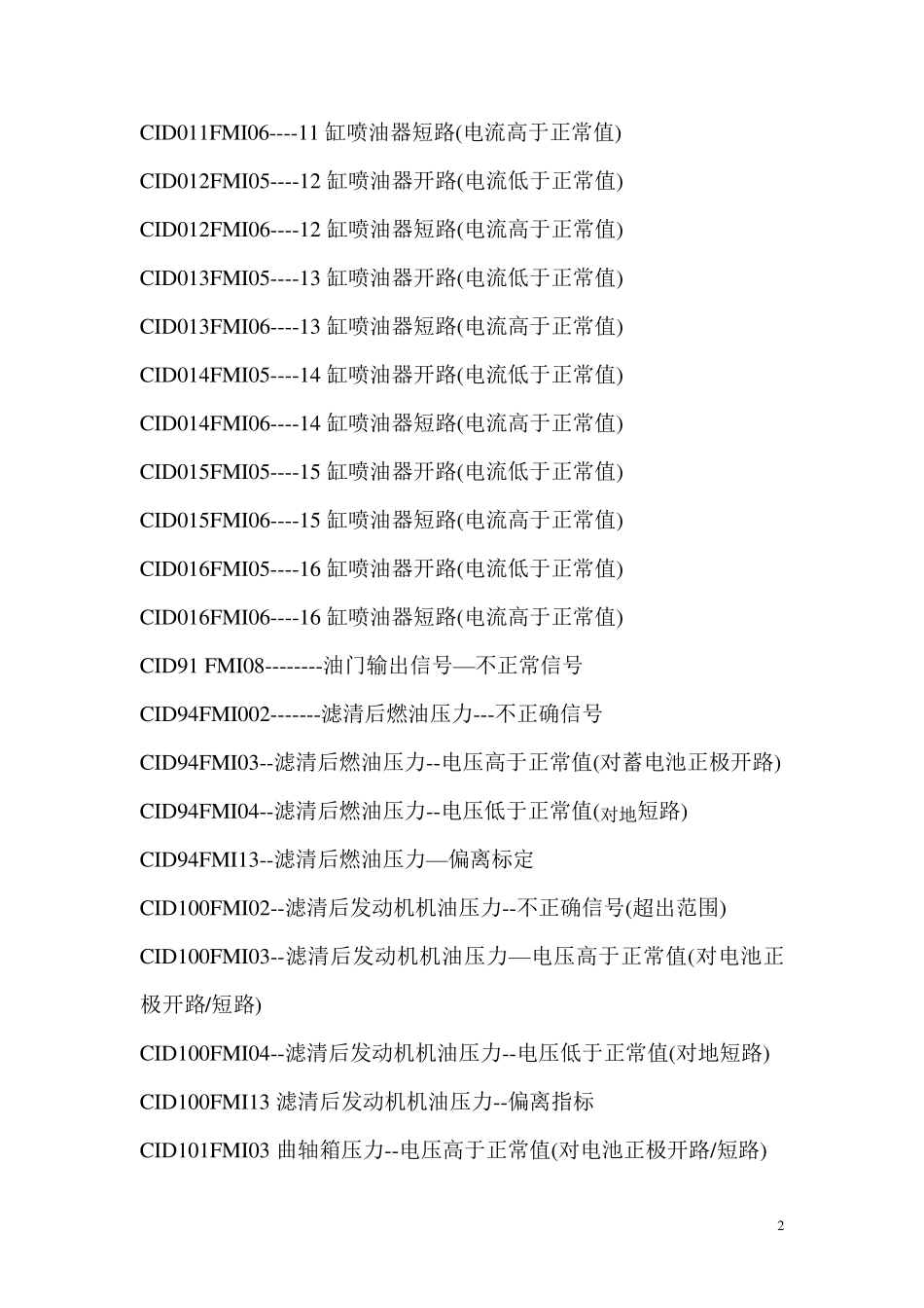 卡特3512故障代码_第2页