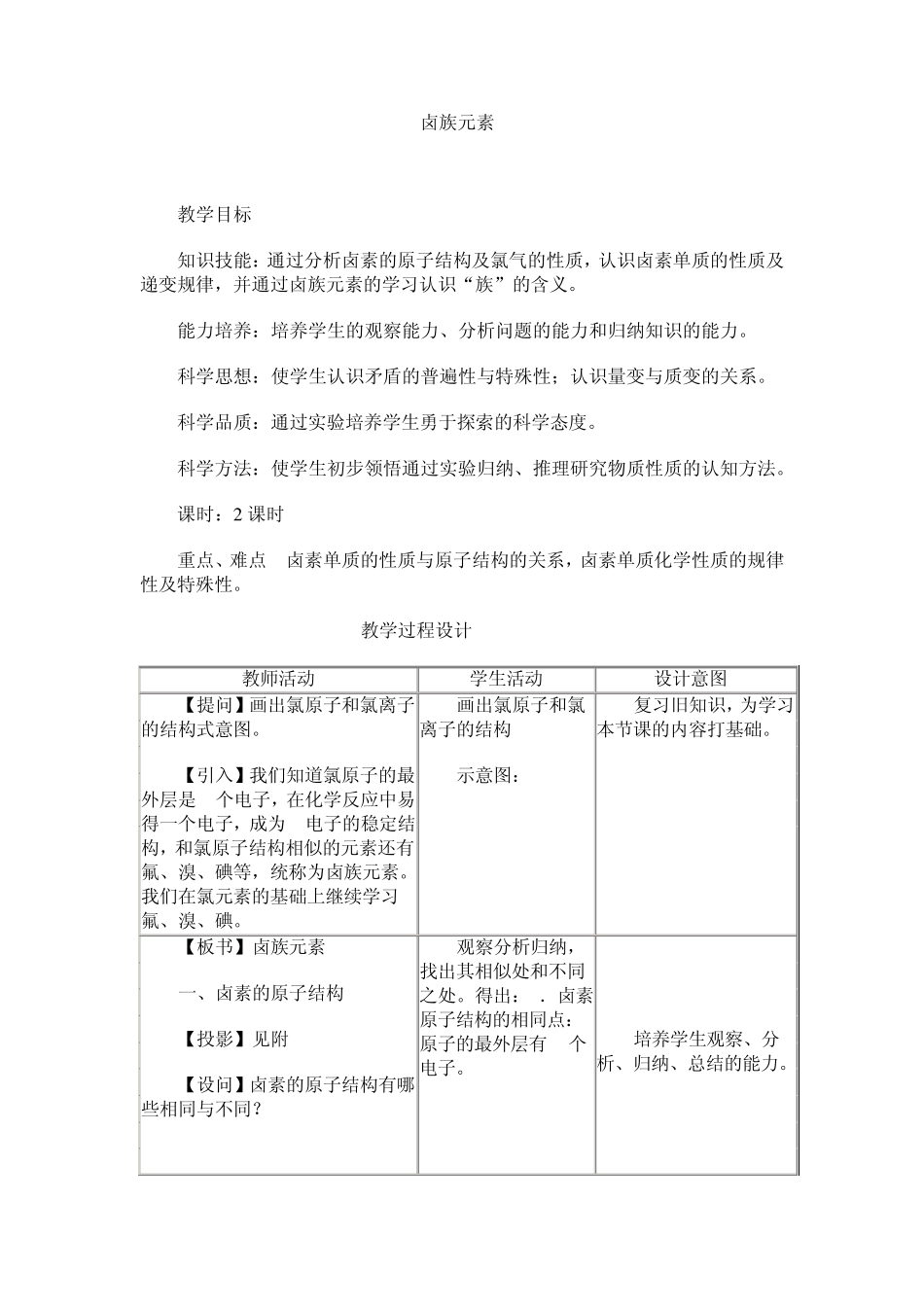 卤族元素性质_第1页