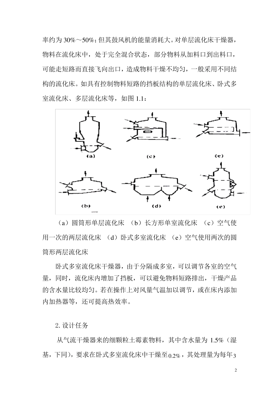 卧式多室流化床干燥器的设计_第2页