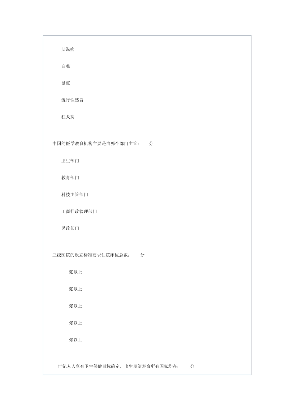 卫生事业管理学》第1次作业_第3页