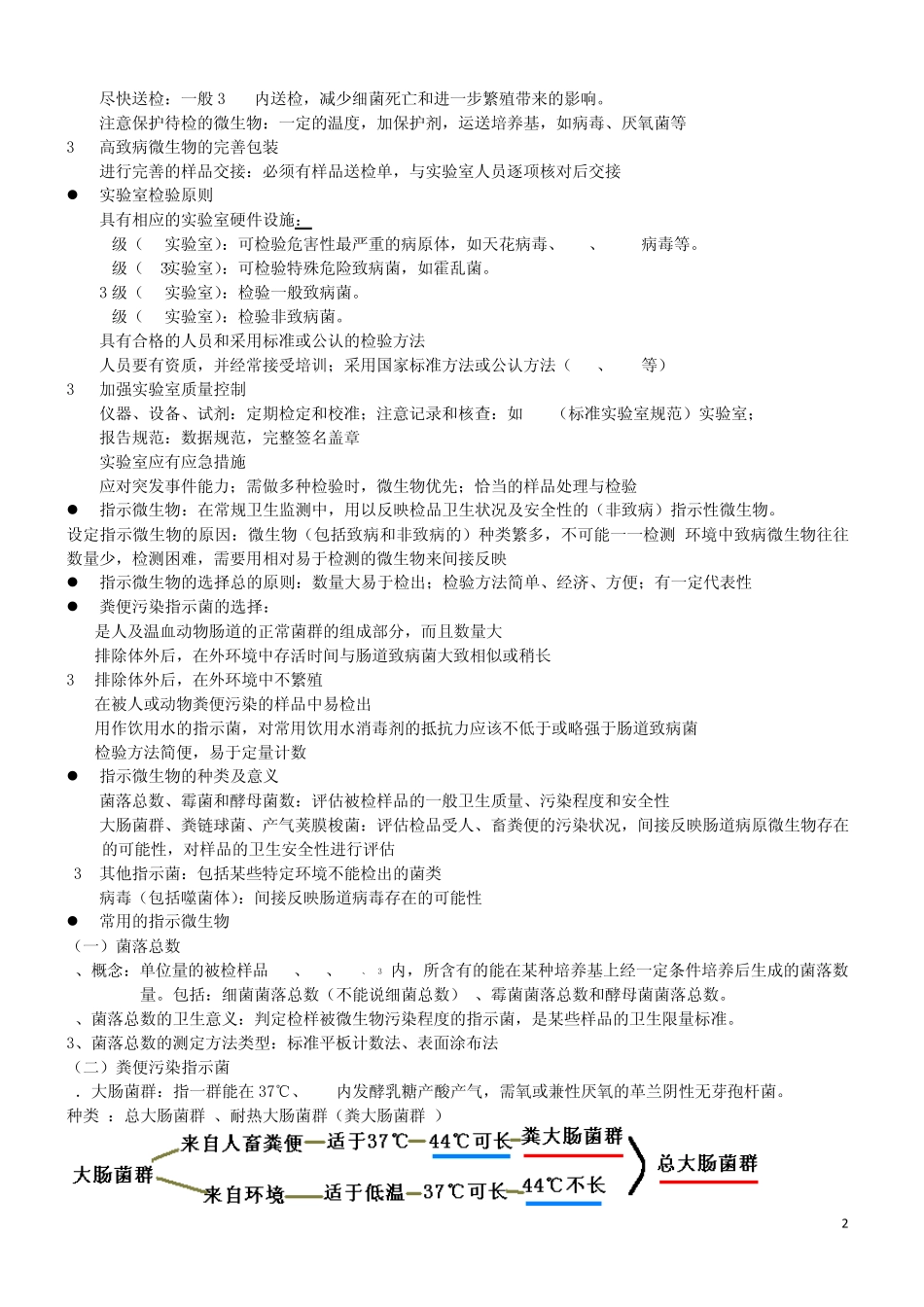 卫生微生物学人民卫生出版社版复习小结_第2页