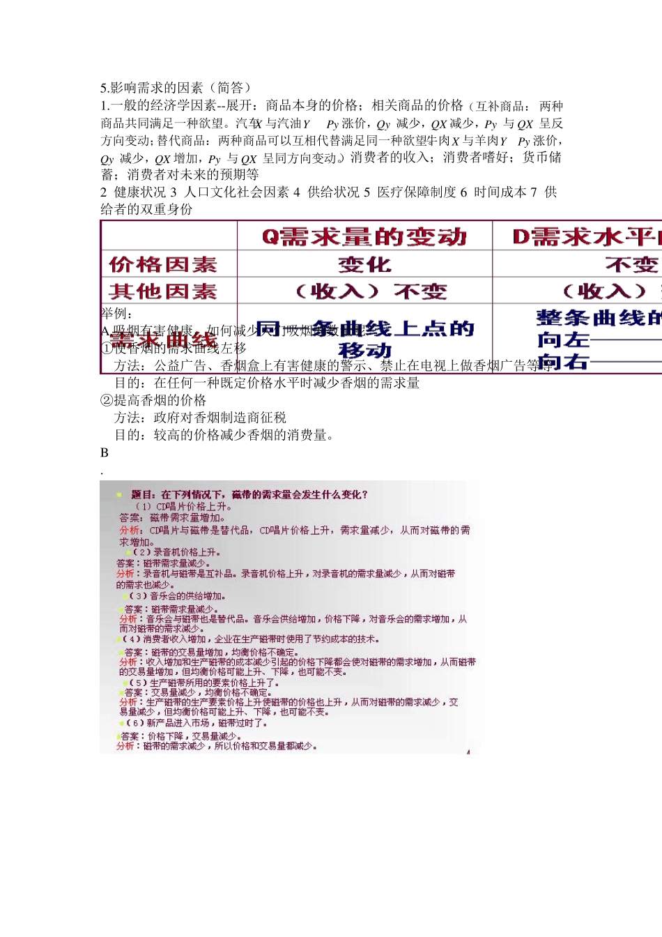 卫生经济学——老师给的重点_第3页