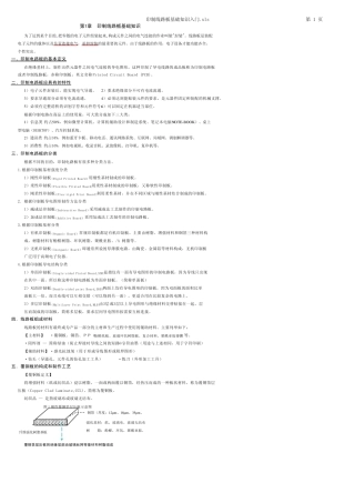 印制线路板基础知识入门