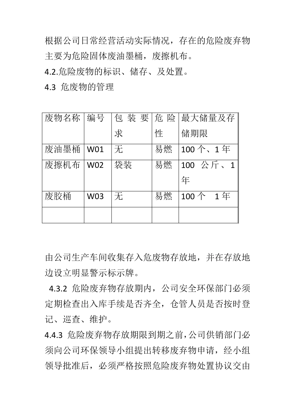 印刷厂危险废物管理制度_第2页