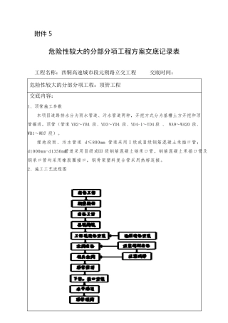 危大工程技术交底