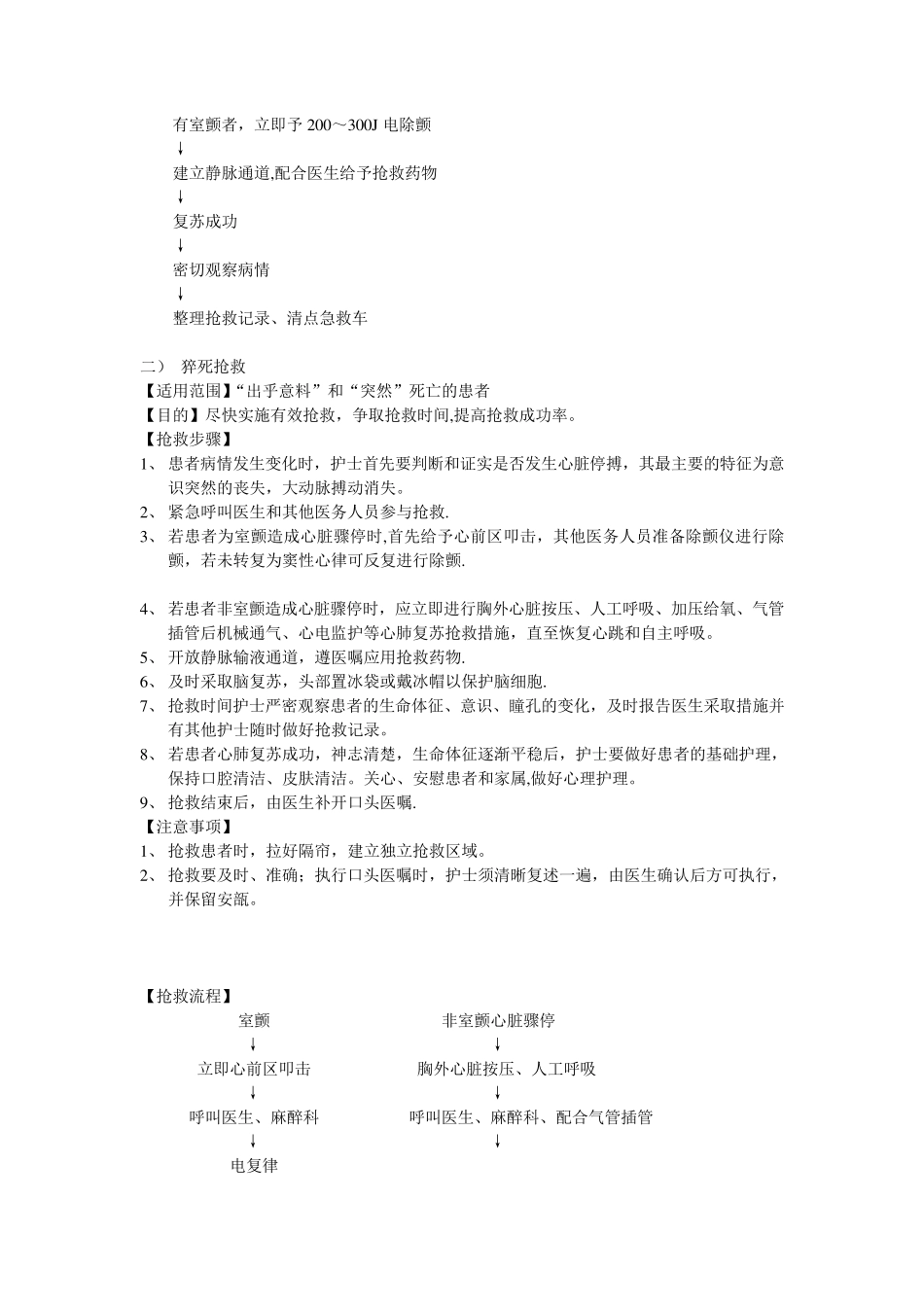危重病人抢救流程_第2页