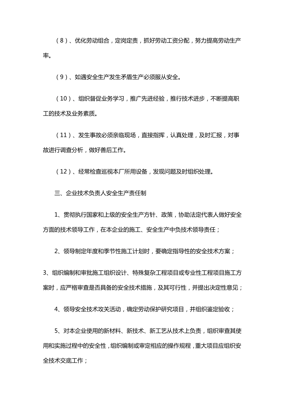 危险化学品运输企业主要负责人安全生产责任制度_第3页