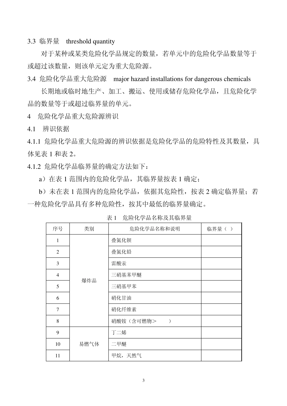 危险化学品重大危险源辨识(GB_182182009)_第3页