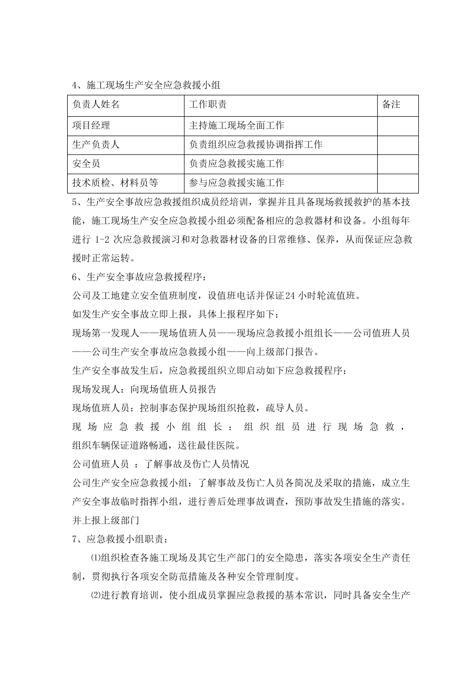 危险性较大分部分项工程监控措施和应急预案_第2页