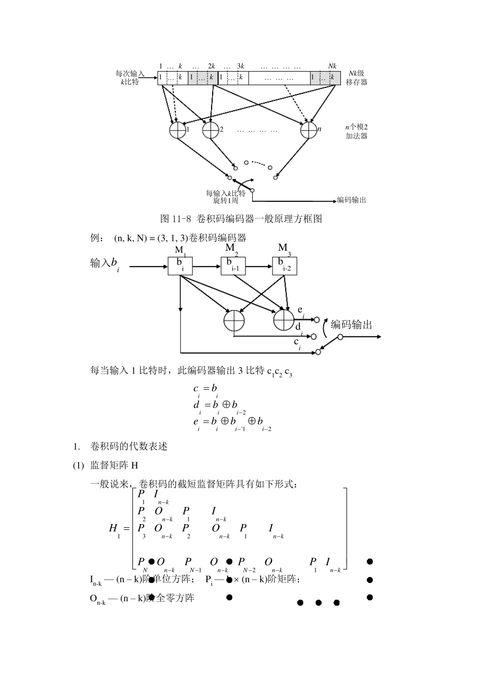 卷积码编码器原理框图_第1页