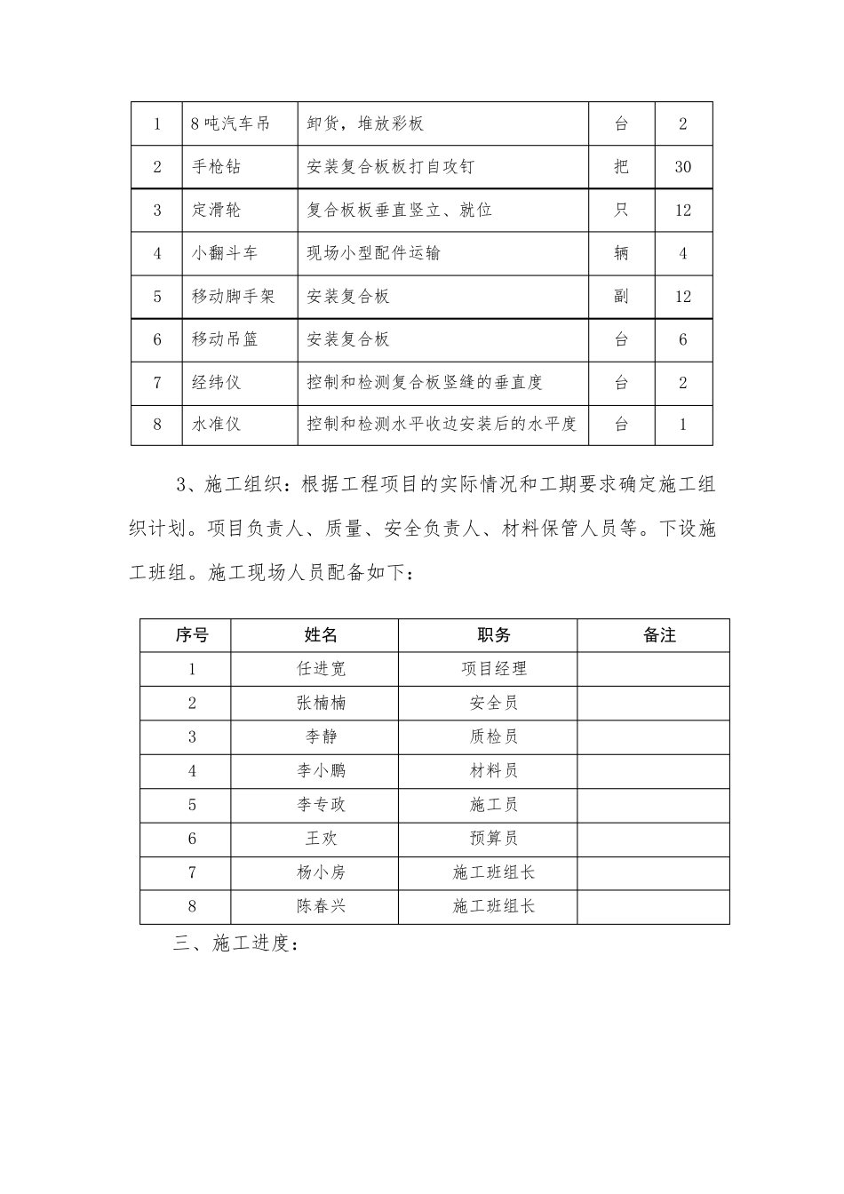 厂房库房屋面墙面彩钢板施工方案_第3页