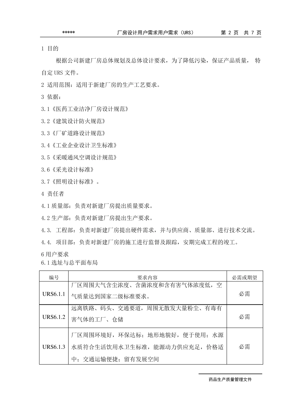 厂房设计用户需求(URS)_第2页