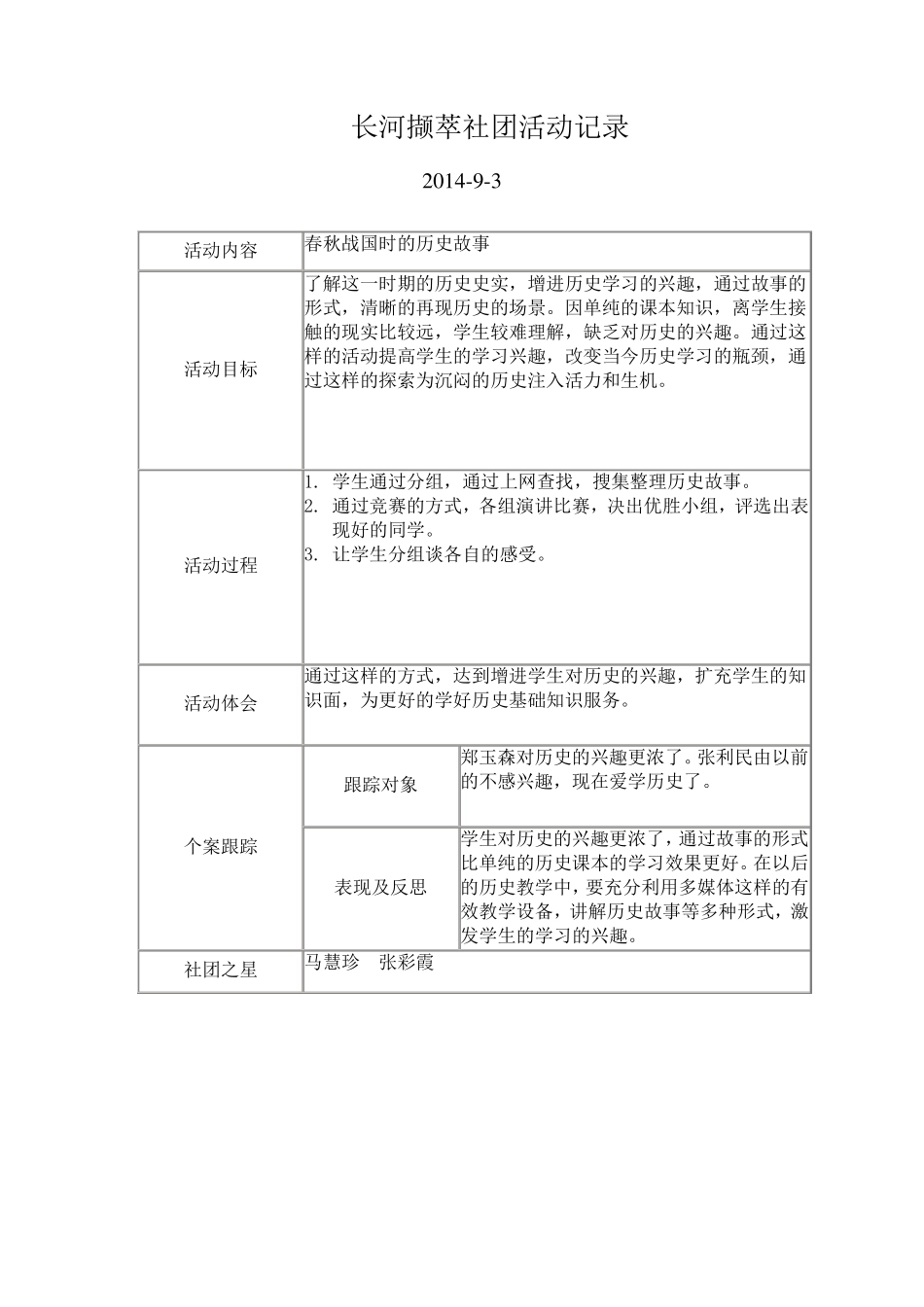 历史社团活动记录_第1页