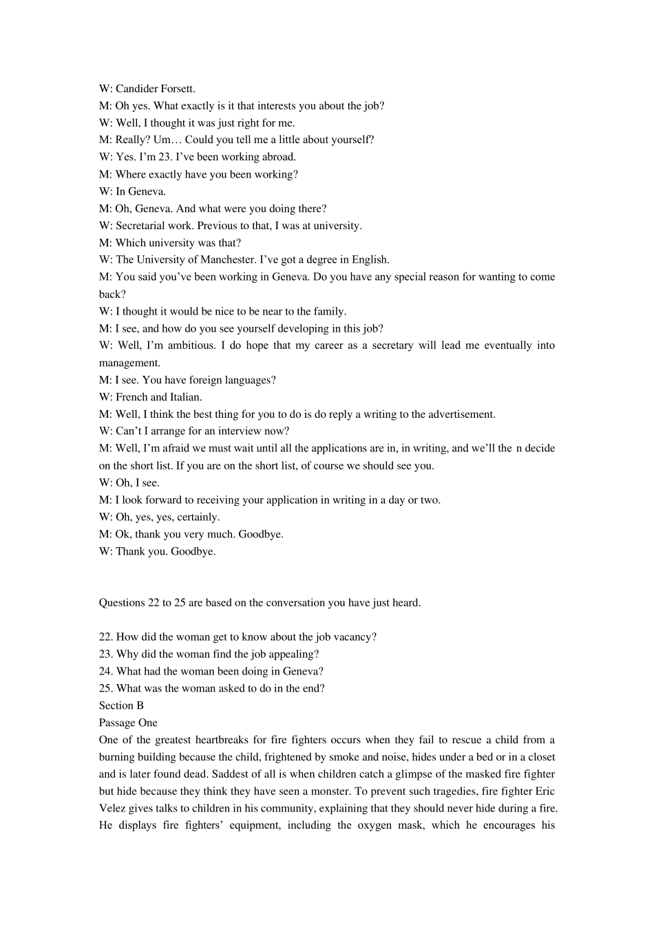 历年大学英语四级听力真题MP3下载_第3页