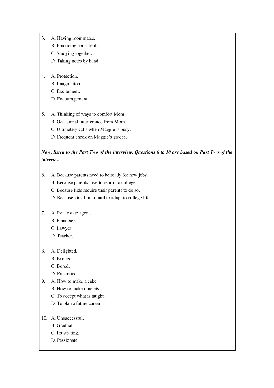 历年英语专八考试真题及答案_第2页