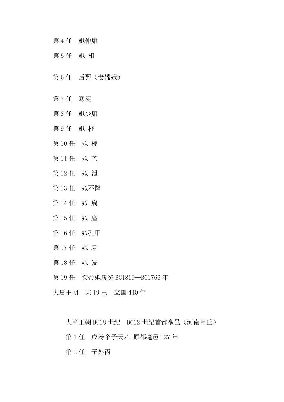 历朝历代皇帝列表_第2页