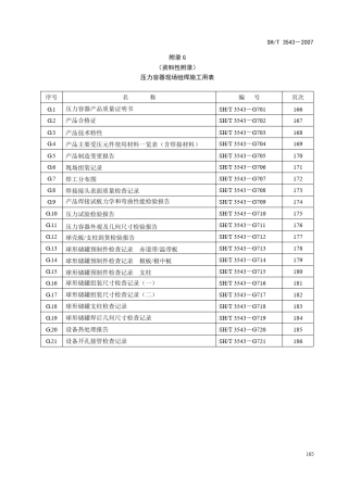 压力容器现场组焊用表