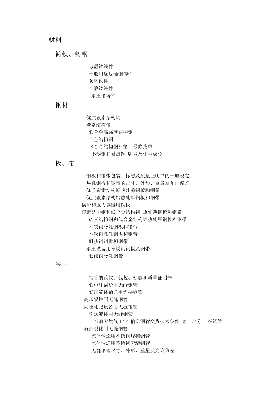 压力管道元件制造法规、技术标准目录汇编2011版_第2页