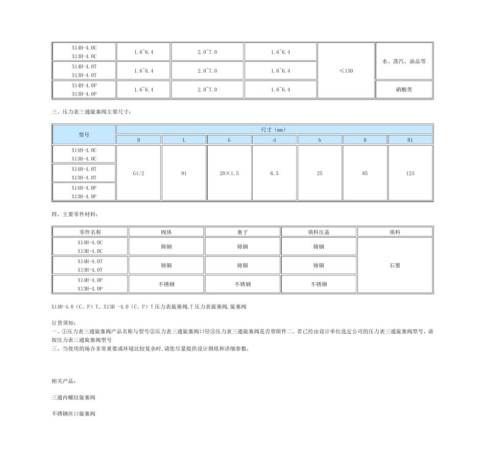 压力表三通旋塞阀_第2页