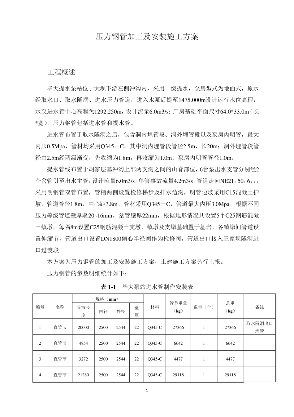 压力钢管加工及安装施工方案(水利)_第3页