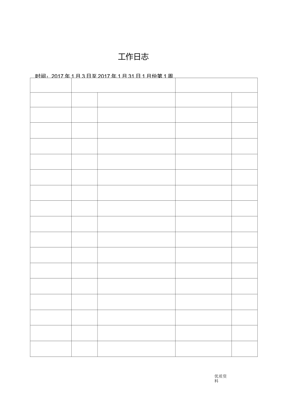 工作日志模板_第3页