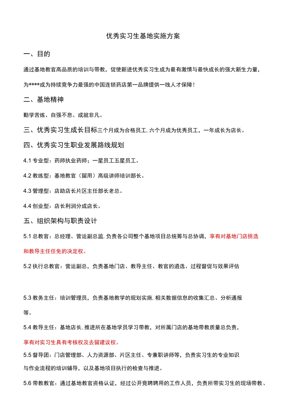 连锁门店员工培训方案_第1页