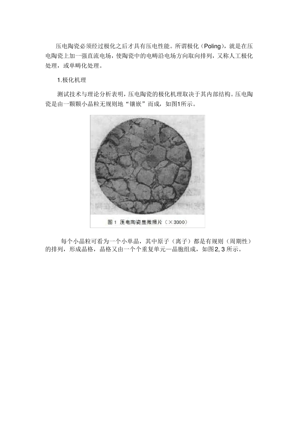 压电陶瓷的极化详解_第1页
