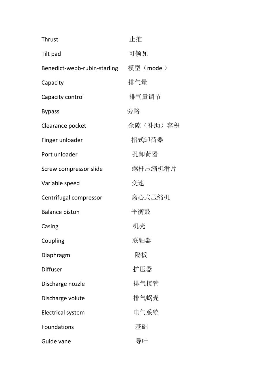 压缩机中英词汇_第3页