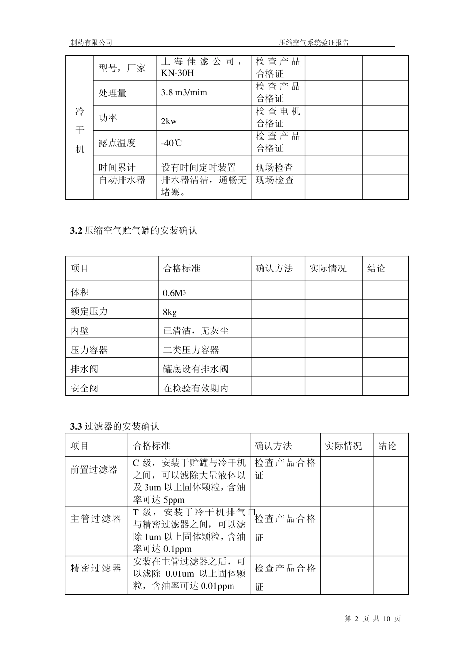 压缩空气验证报告_第2页