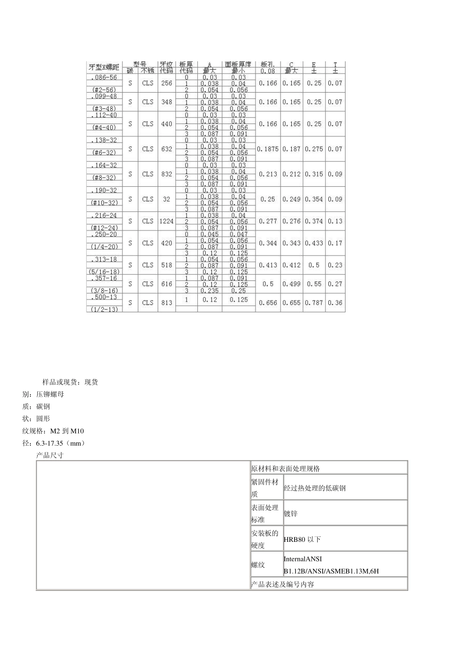 压铆螺母型号及概论_第3页
