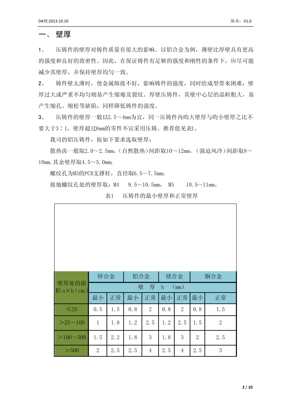 压铸件设计规范(2013)V1.0_第2页