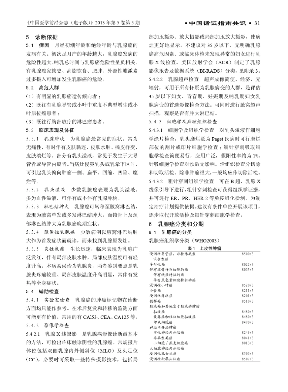 原发性乳腺癌规范化诊疗指南2015_第2页