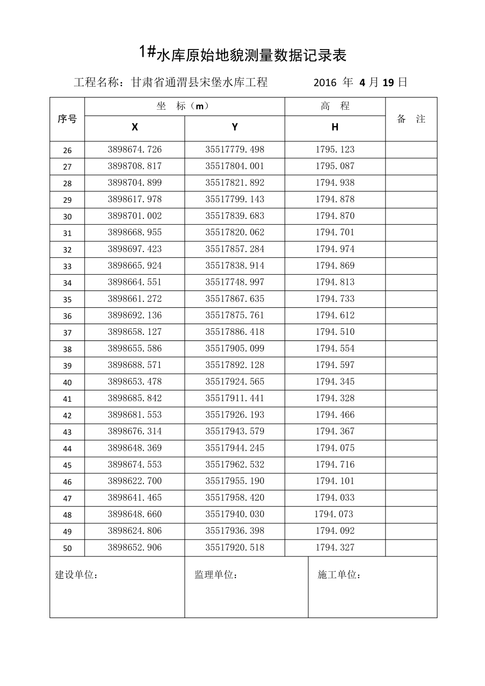 原始地貌测量记录表_第2页