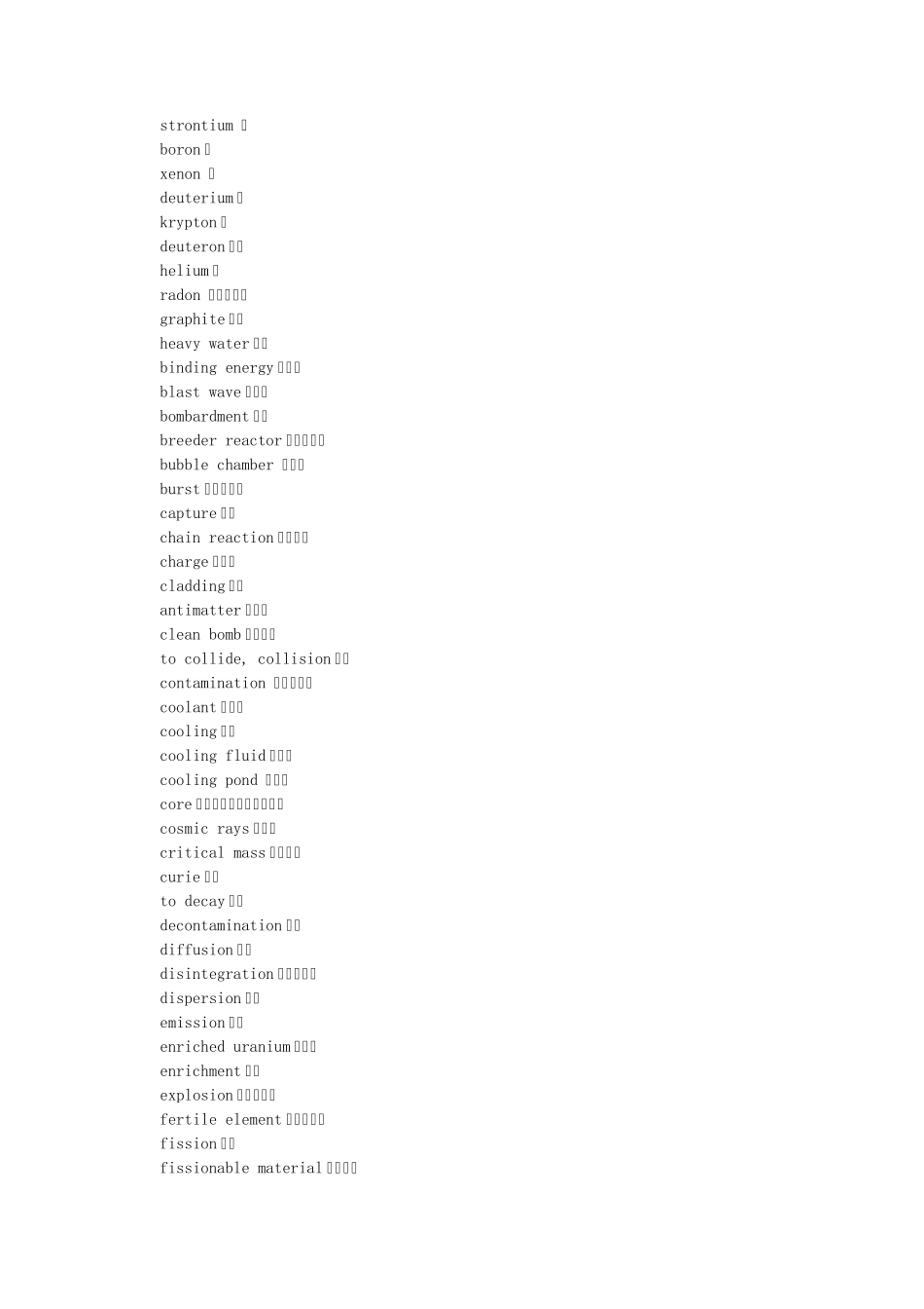 原子核物理常用英文单词_第2页