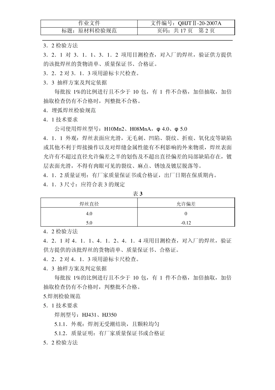原材料验收规范20_第2页