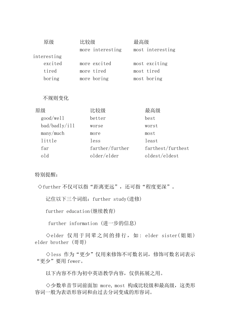 原级比较级最高级_第3页