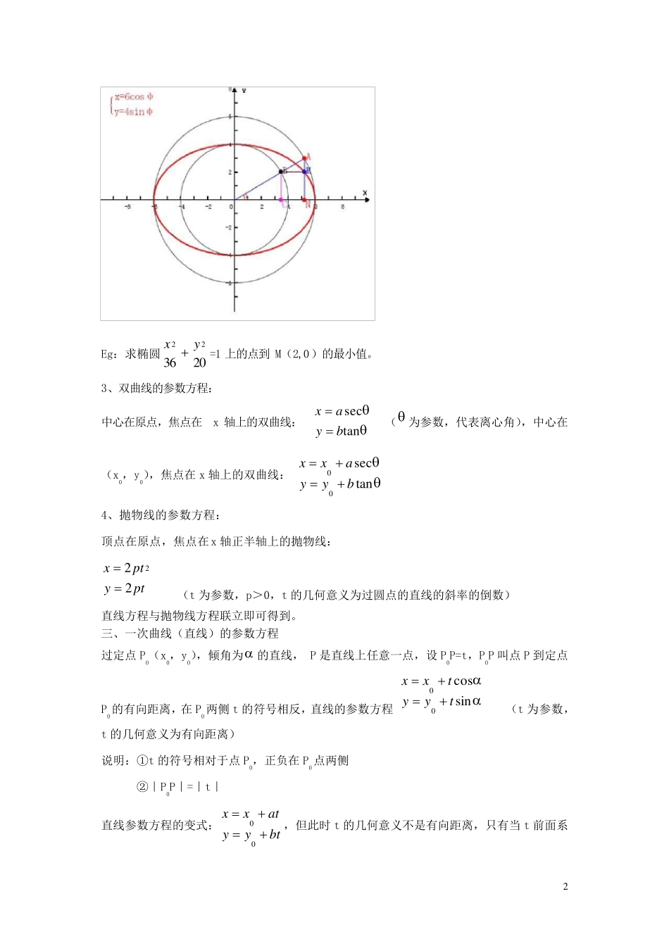 参数方程与极坐标_第2页