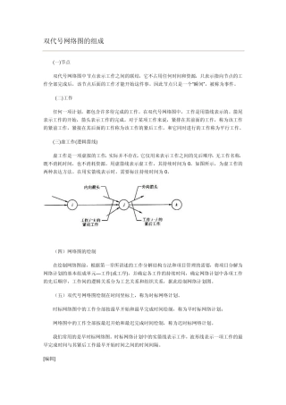 双代号网络图的学习
