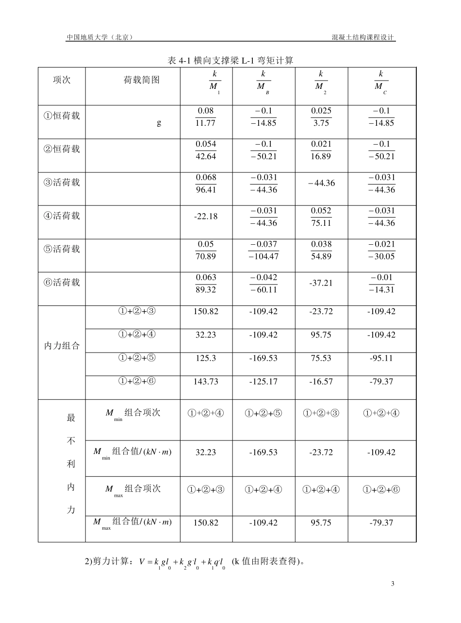 双向板支承梁_第3页