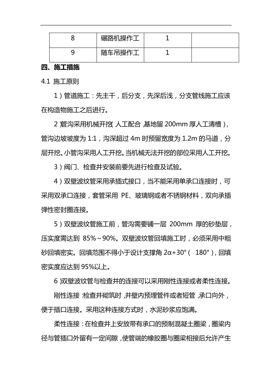 双壁波纹管施工组织设计方案_第3页