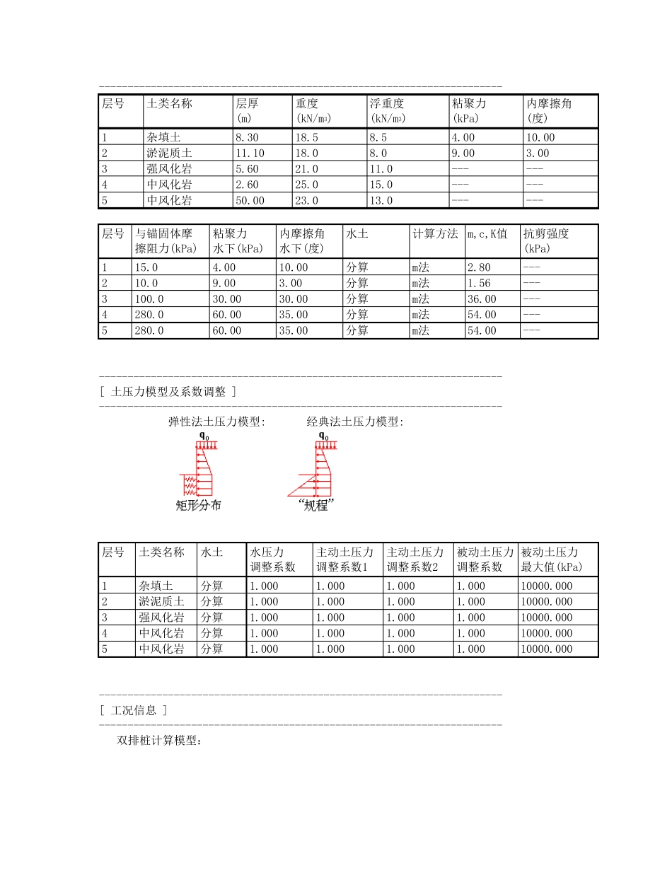 双排桩支护设计计算书_第3页